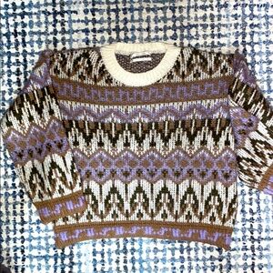 Anthropologie Folk/Ethnic Design Sweater Size S
